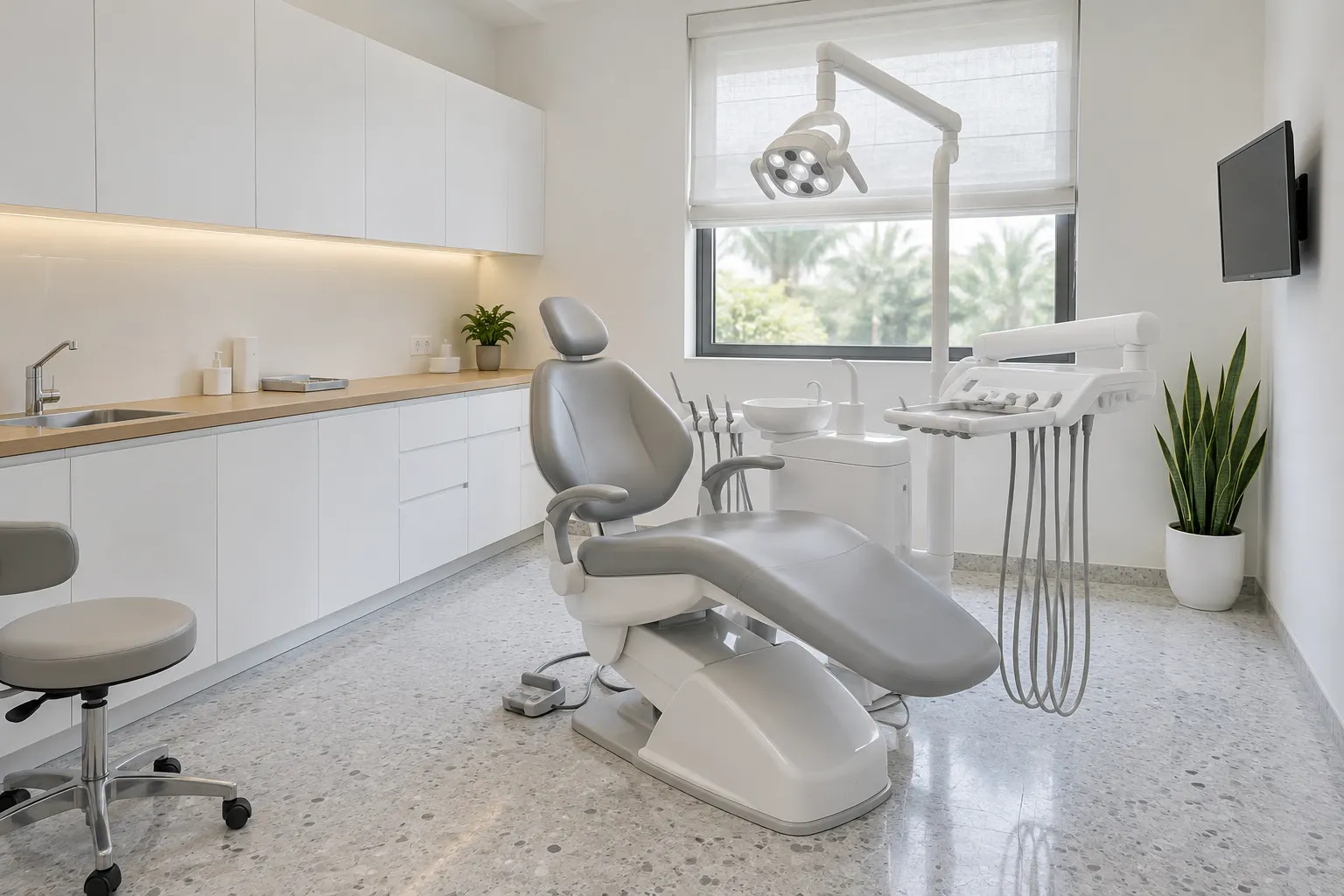 A modern dental treatment room